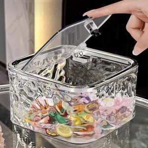 RAK KONTAINER IKAT RAMBUT ANAK AKRILIK
